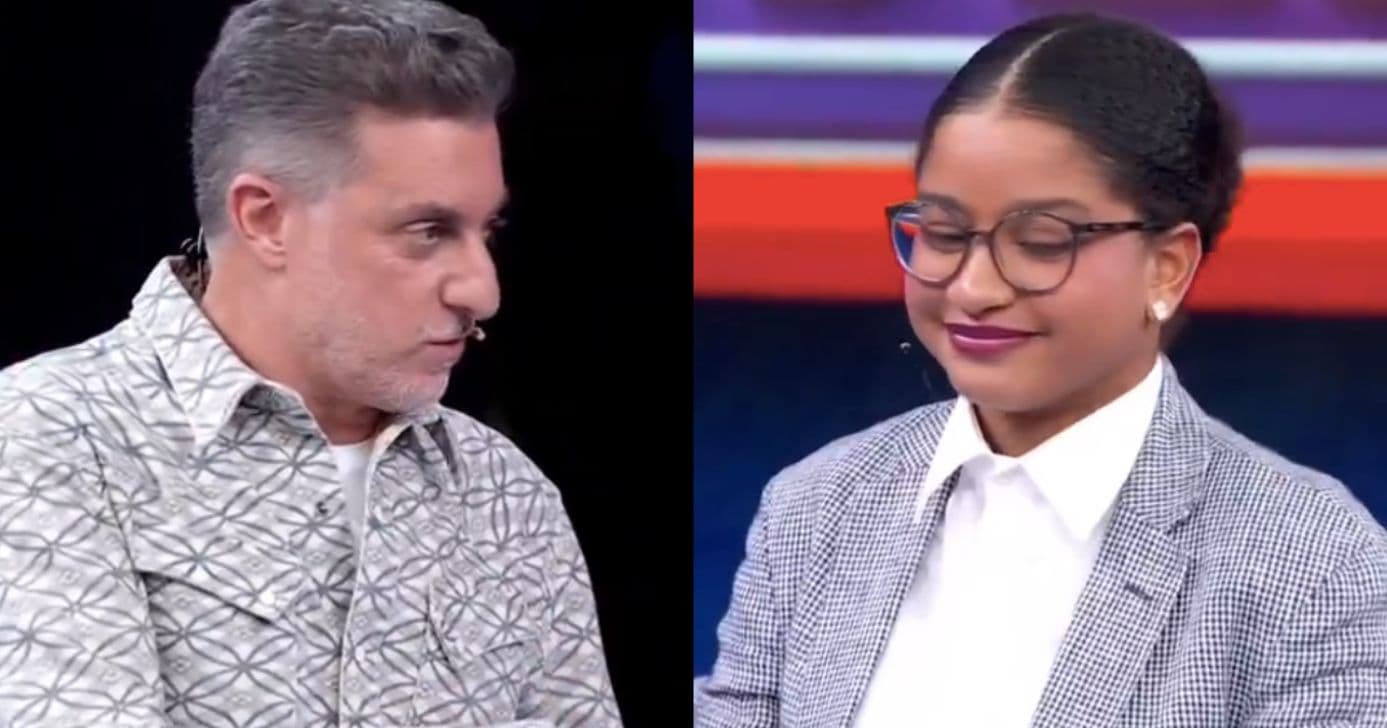 Pergunta de Luciano Huck sobre irmã constrange Milena e a faz ficar em silêncio: “Está fugindo”
