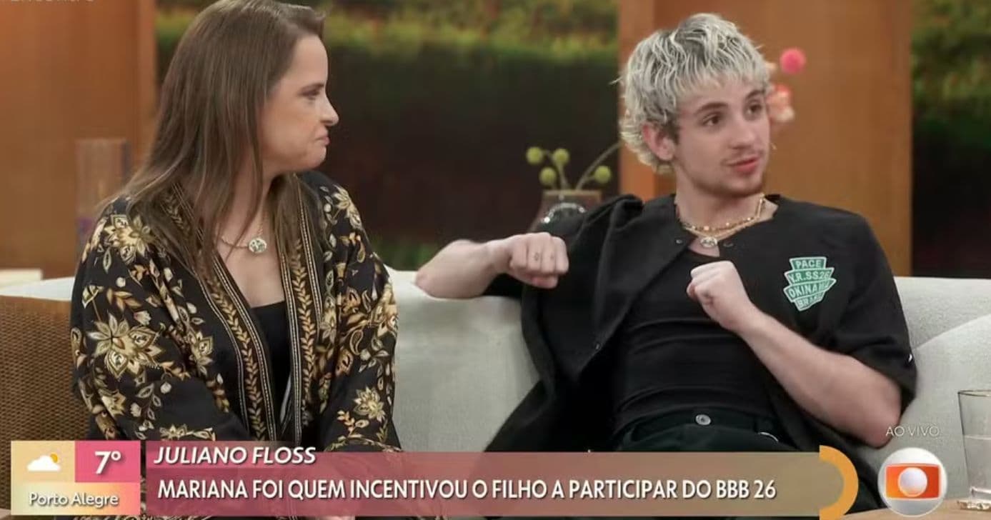 Mariana Floss e Juliano Floss (Foto: Reprodução / Globo)