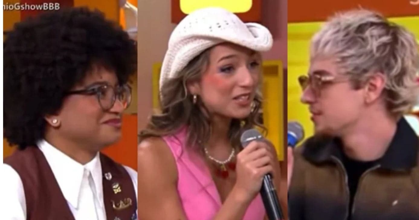 Distância e silêncio: Pós do BBB26 tem climão instaurado entre Samira, Juliano e Milena