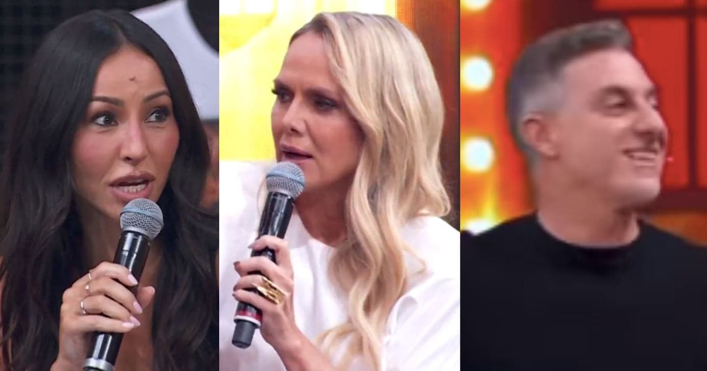 Climão? Sabrina Sato provoca Eliana no Huck e loira retruca: “Toma cuidado”