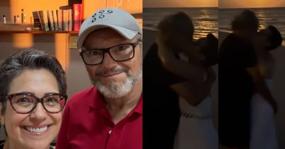Sandra Annenberg e Ernesto Paglia estão juntos a mais de 29 anos (Foto Reprodução/Montagem/Lennita/Instagram/@sandra.annenberg)