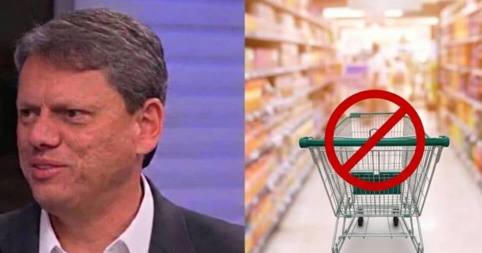 Tarcísio ciente: Lei em vigor em SP traz proibição aos supermercados e obrigação essencial