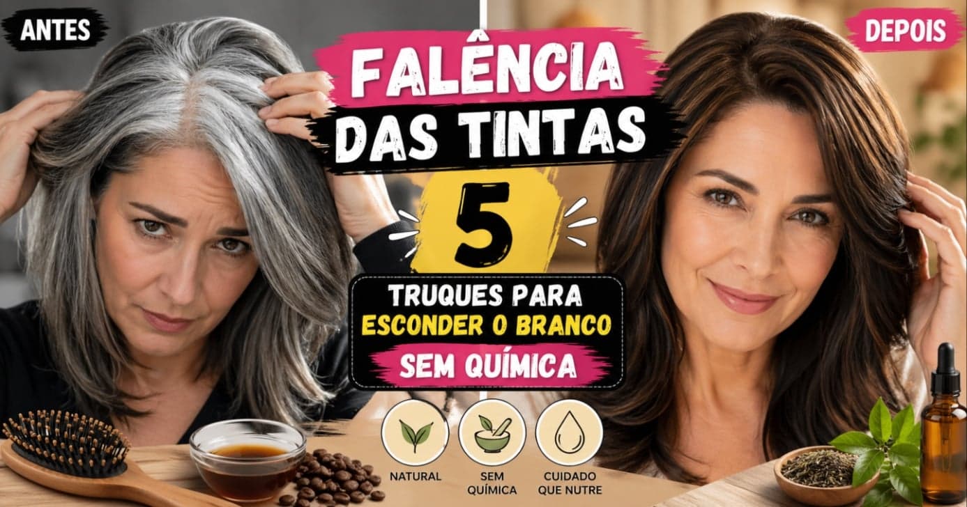 Falência das tintas: 5 truques para camuflar o cabelo branco sem química