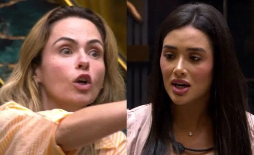 Ana Paula e Jordana no BBB26 (Foto: Reprodução / Globoplay)
