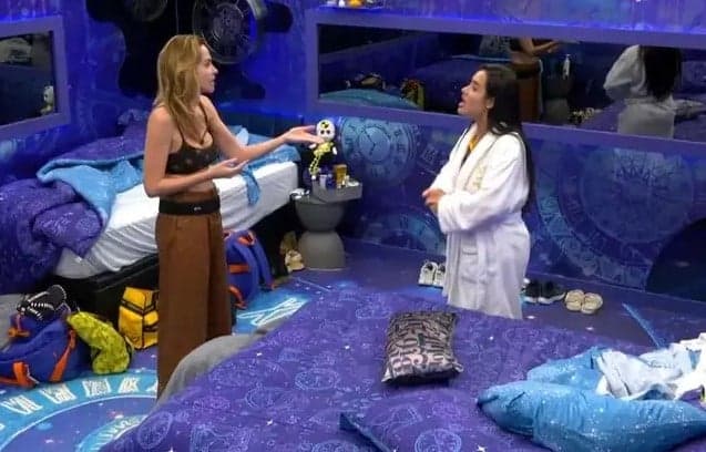 Ana Paula e Jordana discutem no BBB26 (Foto: Reprodução / Globoplay)

