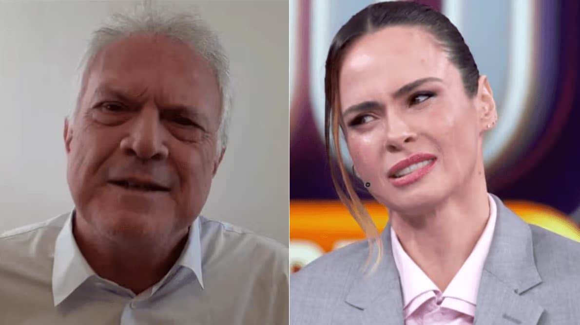 Pedro Bial e Ana Paula (Foto: Reprodução / Globo)

