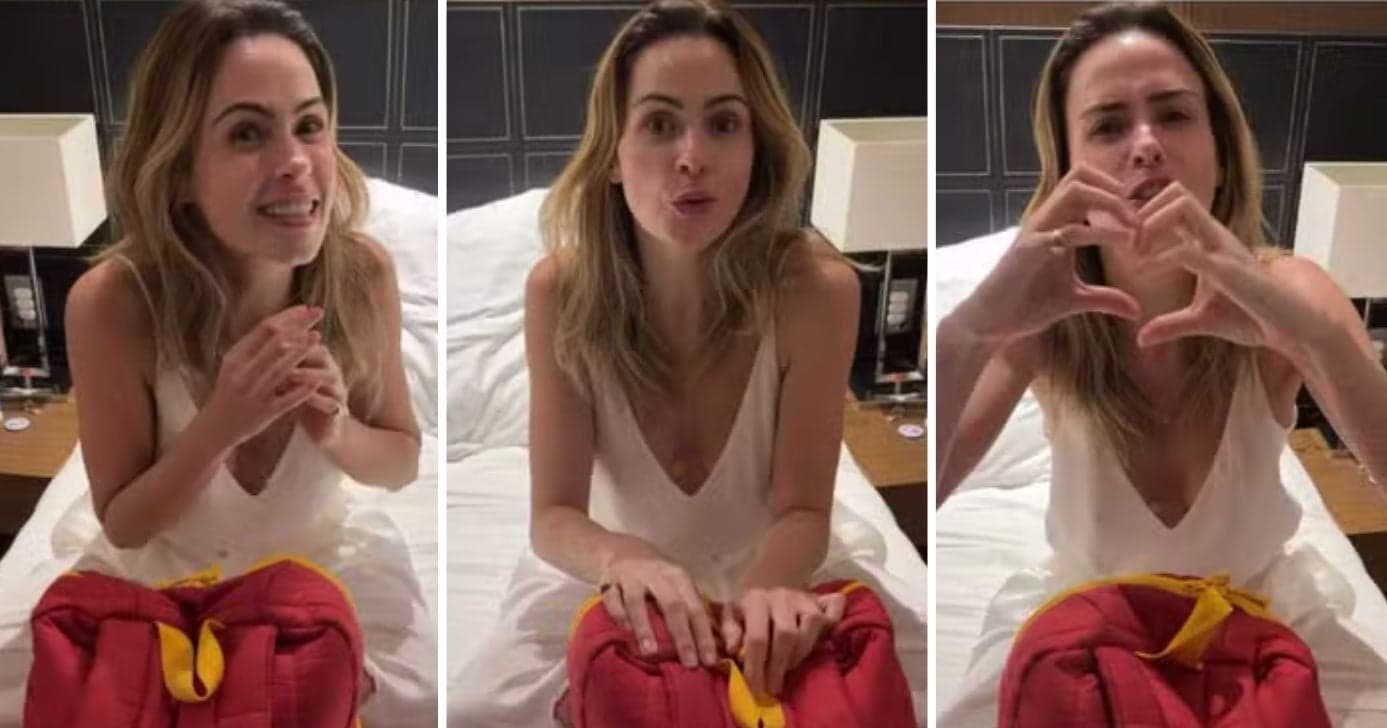 Ana Paula grava 1º vídeo no hotel após vencer o BBB26 e revela o que anda descobrindo: "Bem passada"