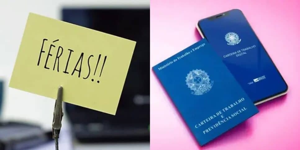 Lei trabalhista sobre férias (Reprodução: Montagem TV Foco)