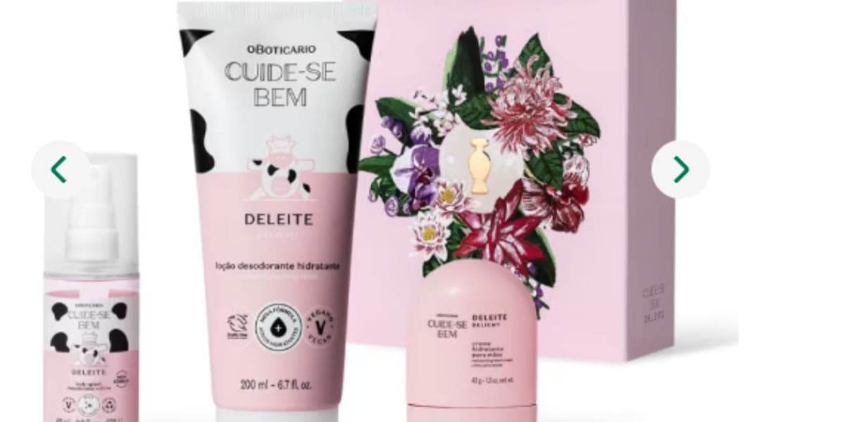 Kit Cuide-se Bem do Boticário para presentear sua mãe (Reprodução: Divulgação)