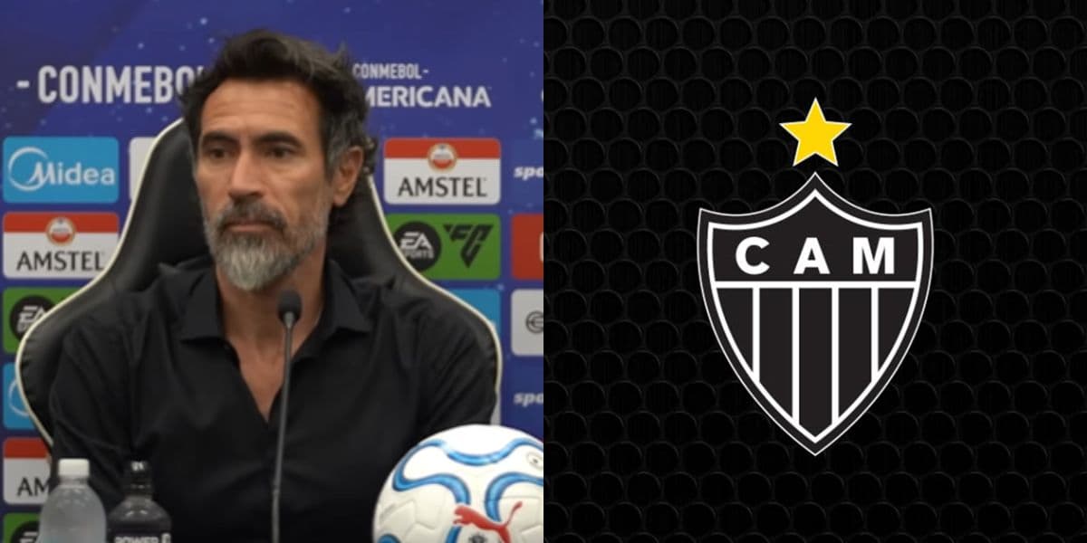 Eduardo Domínguez é avisado sobre rival querendo arrancar zagueiro de R$ 9M do Atlético-MG 
