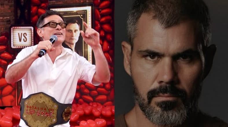 Enrique Diaz e Juliano Cazarré (Foto: Reprodução / Globo / Instagram)

