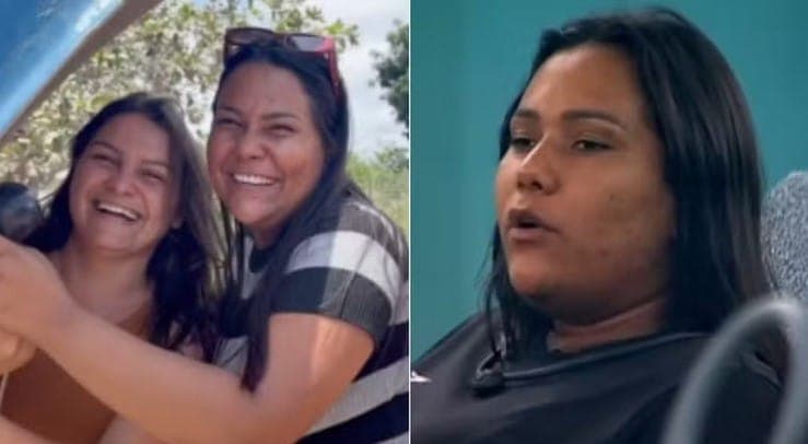 Maria Luiza e Chaiany e a sister no BBB26 (Foto: Reprodução / Instagram / Globoplay)

