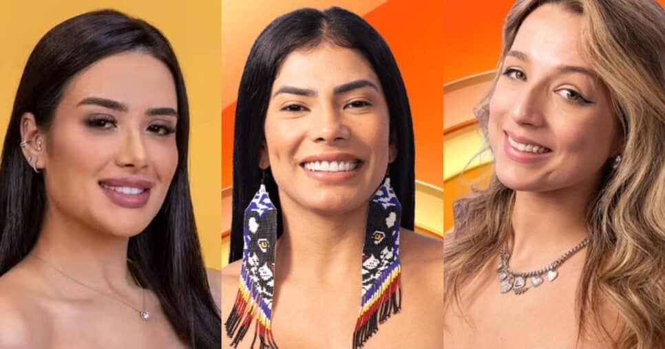 Jordana, Marciele e Samira estão no paredão do BBB26 (Foto: Reprodução/ Internet)