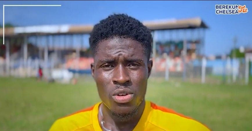 Berekum Chelsea fez homenagem ao jogador em suas redes sociais (Foto: Reprodução / Instagram)