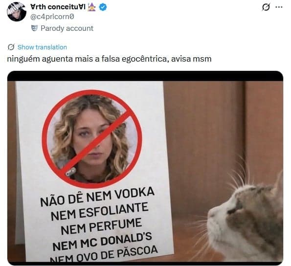 Samira foi detonada nas redes sociais (Foto: Reprodução / X)