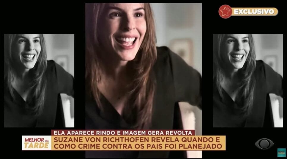 Chris Flores se revolta com Suzane (Foto: Reprodução / Band)