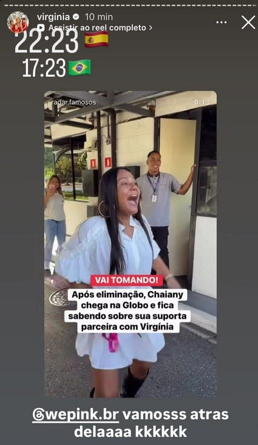 Virginia Fonseca cumpre promessa com Chaiany (Foto: Reprodução / Instagram)

