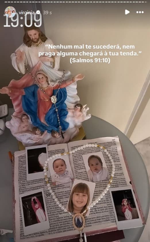 Virginia pediu proteção para sua família (Foto: Reprodução / Instagram)