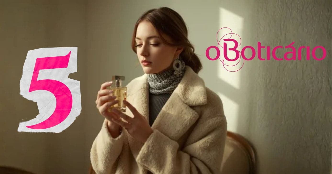 Frio potencializa a duração: 5 perfumes do Boticário para brilhar no Outono (Foto Reprodução/Montagem/TV Foco/Canva/Paola)