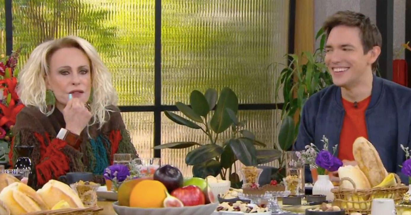 Ana Maria e Alê Jodar no Mais Você (Foto: Reprodução / Globo)