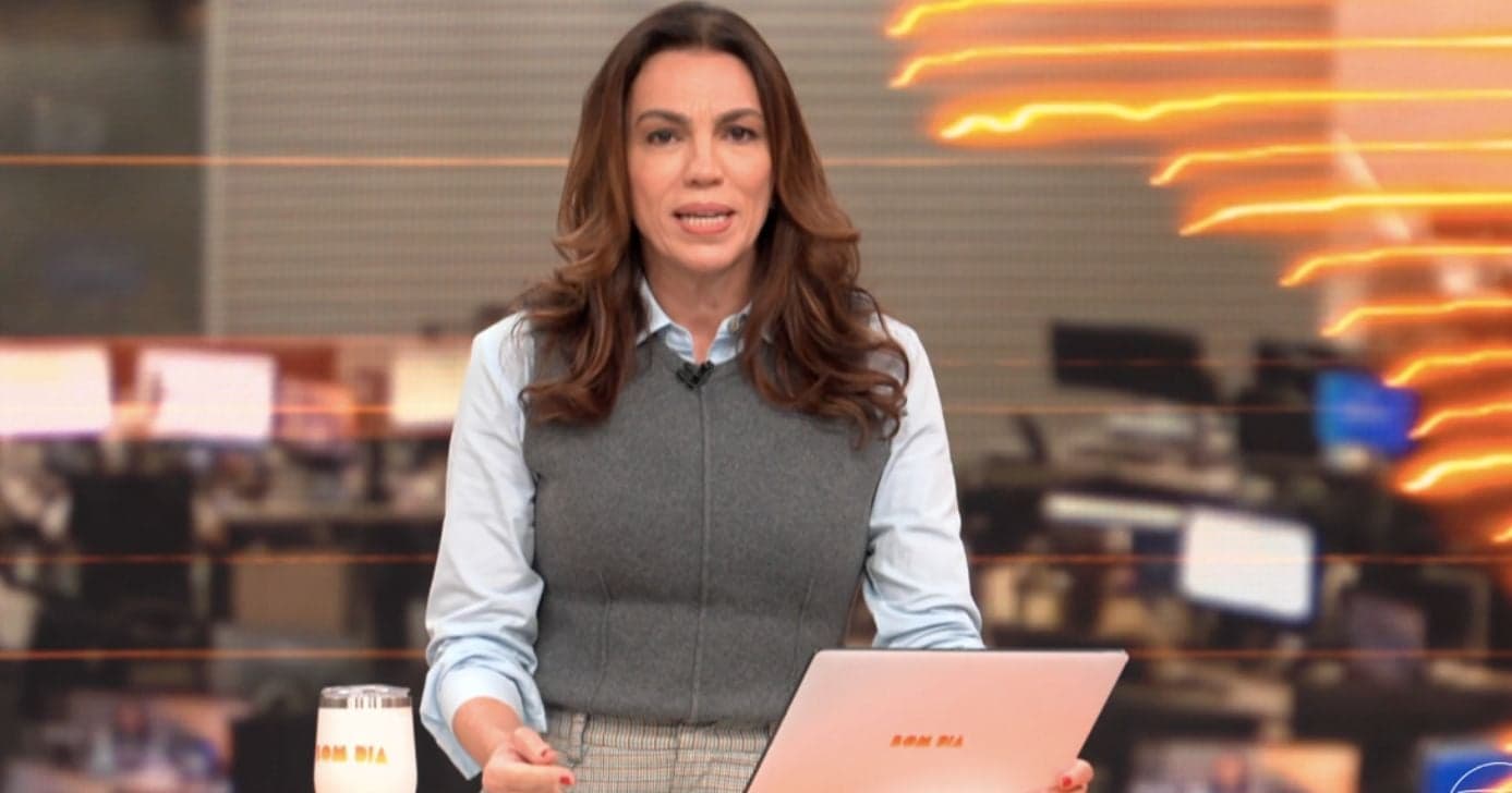 Ana Paula Araújo no Bom Dia Brasil (Foto: Reprodução / Globo)