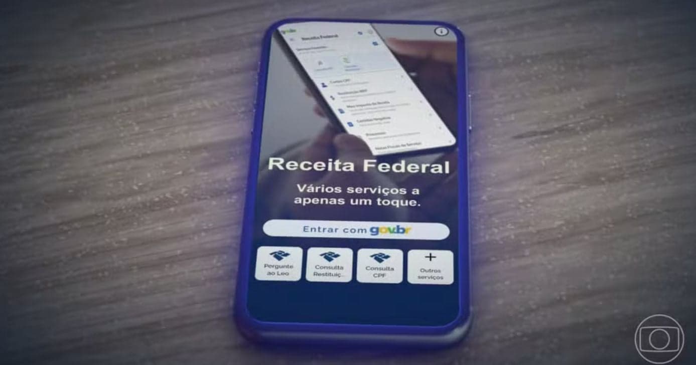 Aplicativo Receita Federal (Foto: Reprodução / Globo)