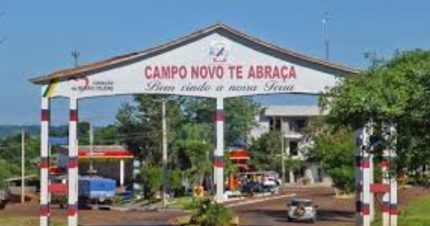 Entrada da cidade Campo Novo/RS (Foto Reprodução/YouTube)