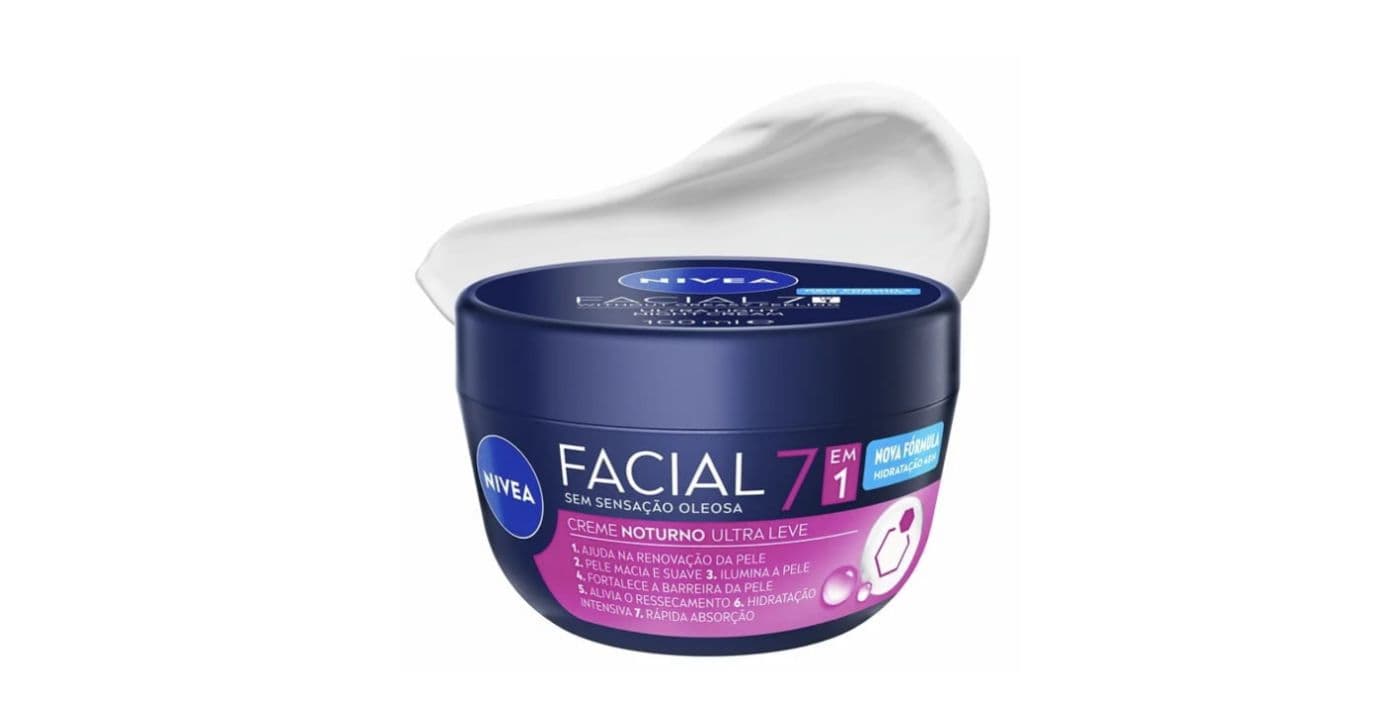 Creme Facial Noturno Ultraleve (Foto: Nívea)