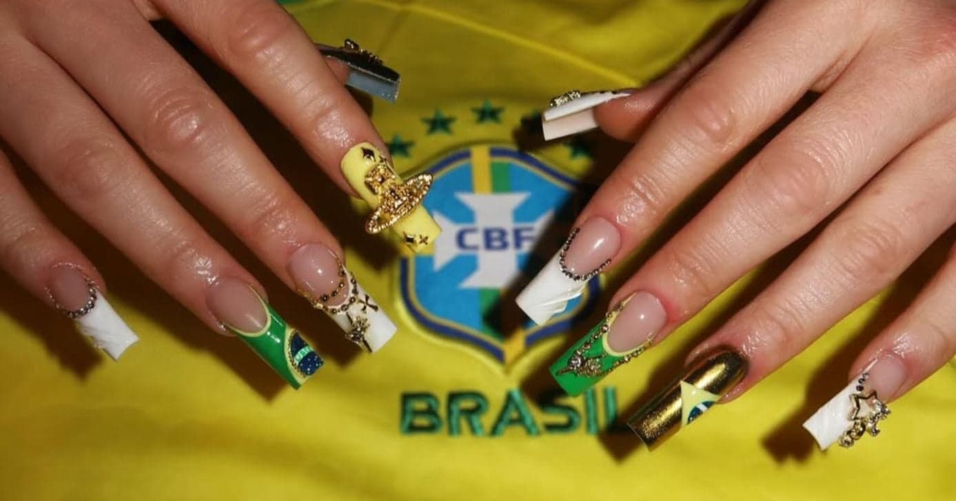 Resultado de salão: Como fazer 3 estilos de unhas fáceis para a Copa do Mundo em casa