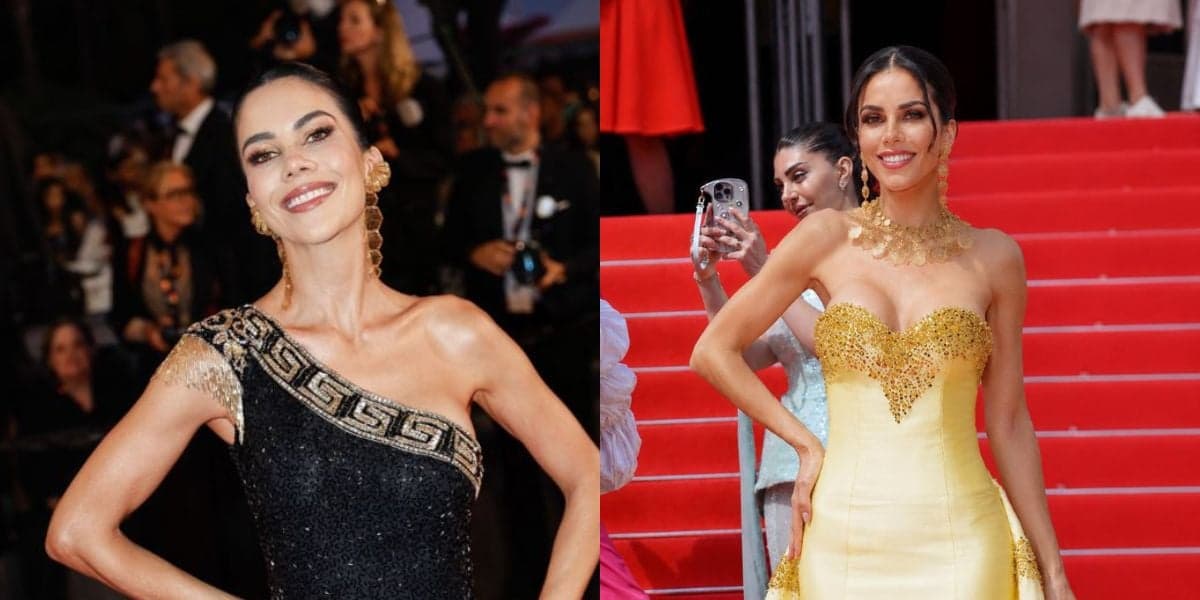 Atuando como atriz em filme, Daniela Albuquerque da RedeTV! brilha em tapete vermelho em Cannes