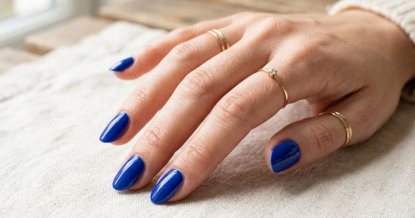 Esmaltes azul cobalto (Foto: Montagem TV Foco / GMN)