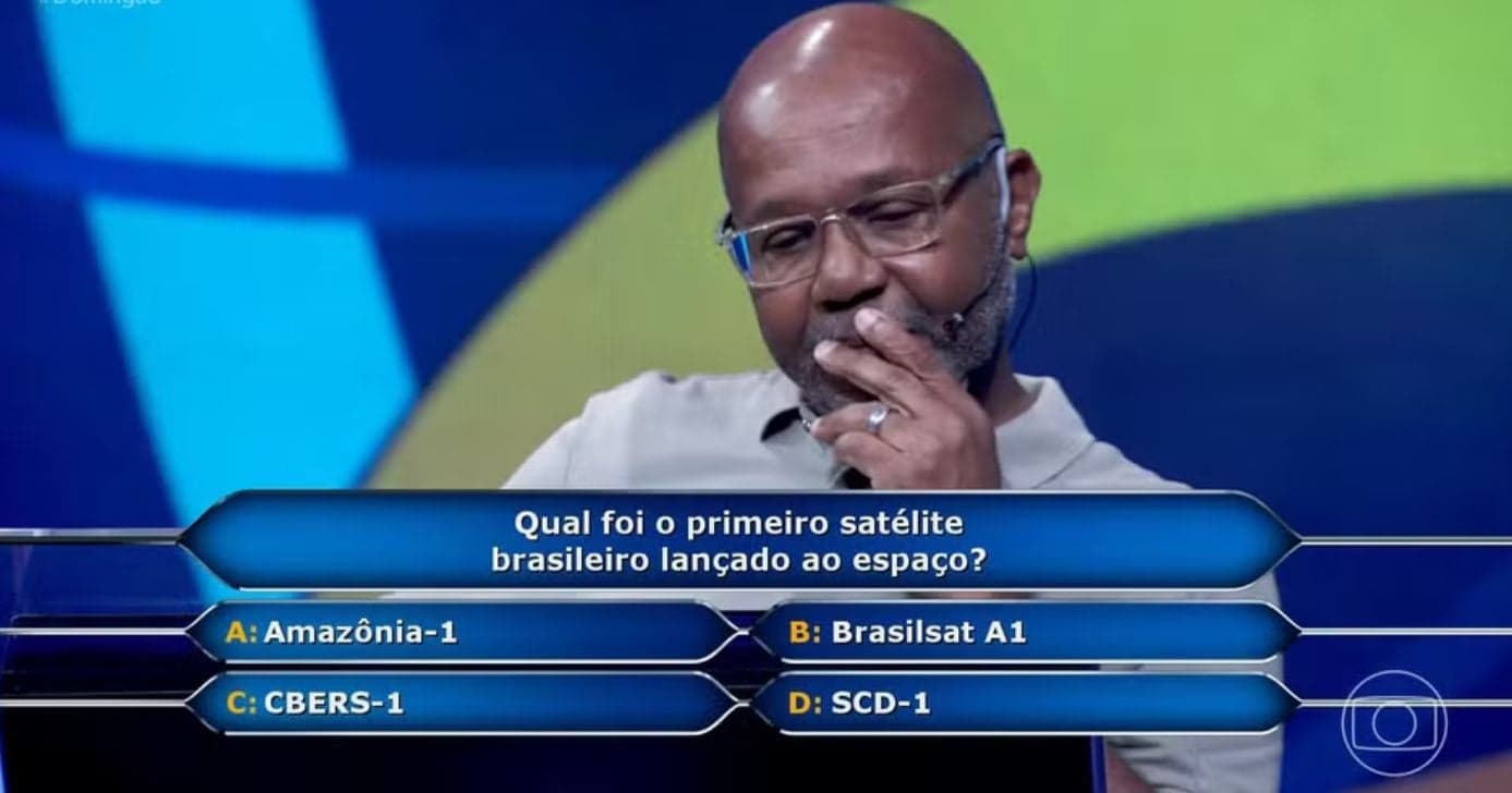 Osvaldo no quadro Quem Quer Ser Um Milionário (Foto: Reprodução / Domingão com Huck / Globo)
