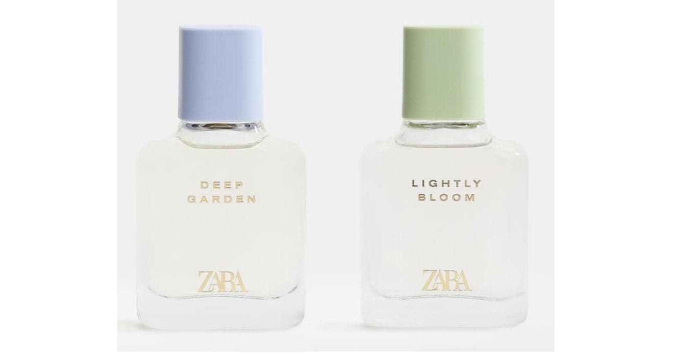 Perfumes Lightly Bloom e Deep Garden(Foto: Zara) Perfumes Lightly Bloom e Deep Garden(Foto: Zara)