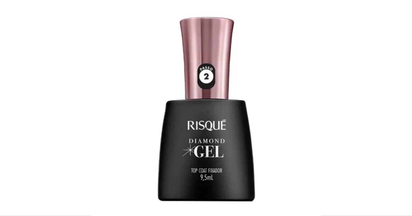 Esmalte Risqué Diamond Gel Top Coat (Foto: Reprodução/Internet)