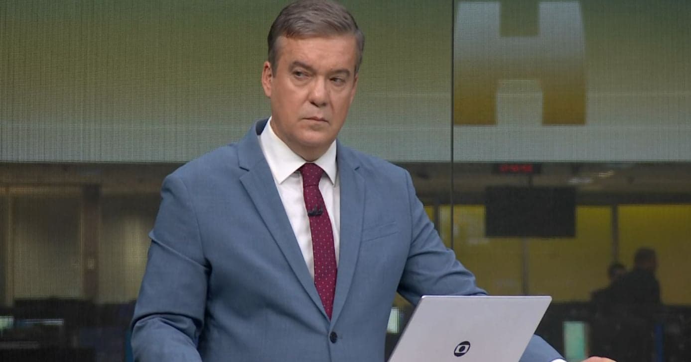 Coube a Roberto Kovalick dar a pior notícia da semana no JH: “Morta com tiro”