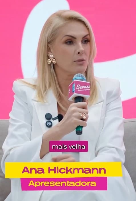  Ana fez palestra para a Serasa (Foto: Reprodução / Instagram)

