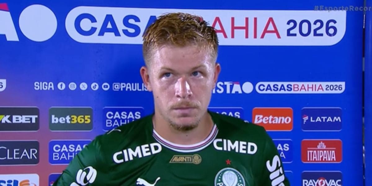 Bruno Fuchs no Palmeiras (Reprodução: Record)