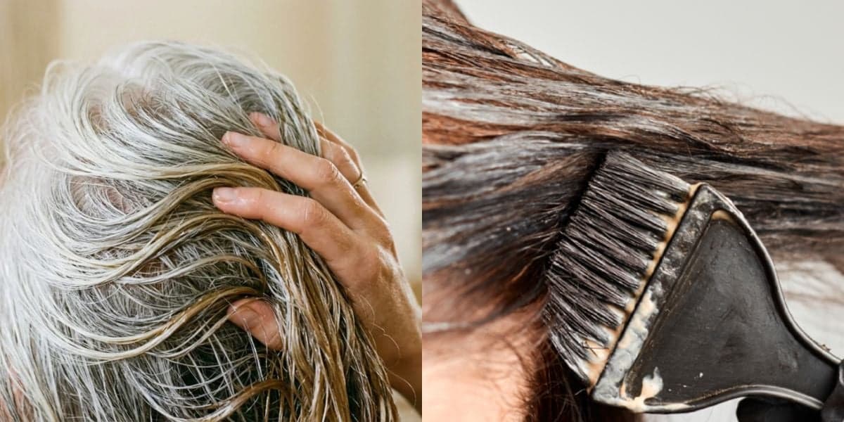 Resistente à água e fácil de usar: Tinta instantânea cobre o cabelo branco