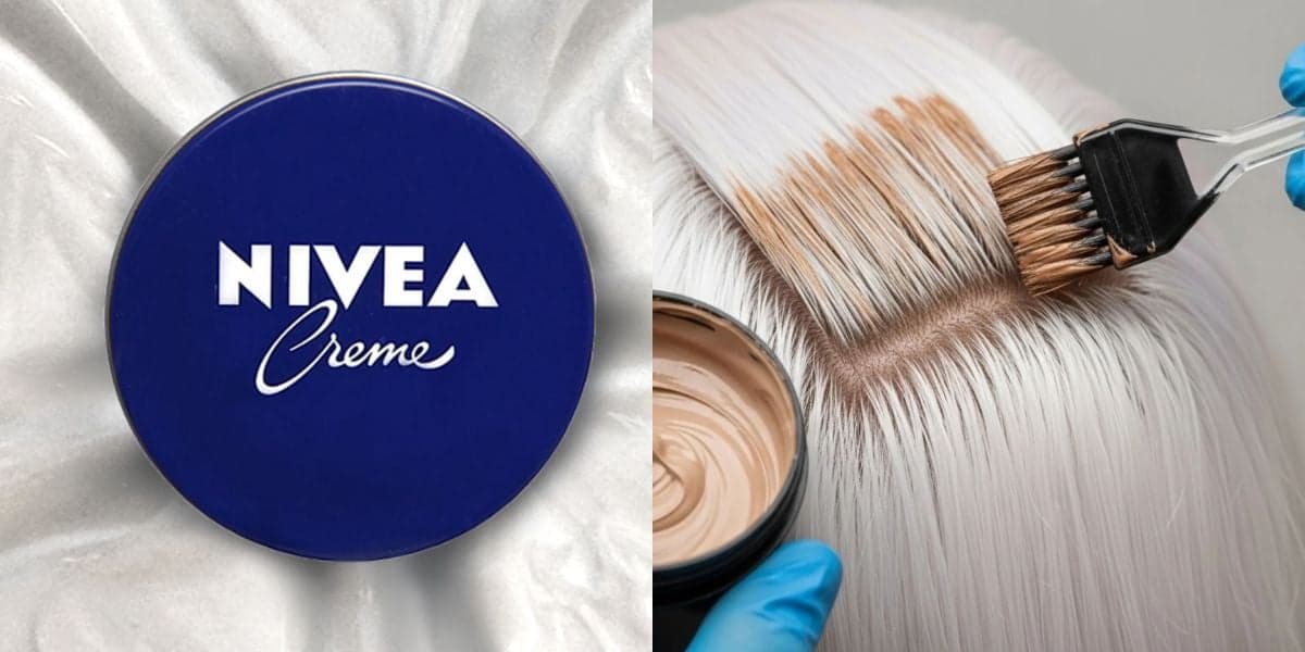 Resultado de salão: Como usar o creme Nívea da latinha azul na hora de tingir o cabelo branco