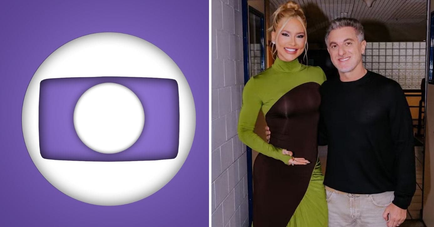 Logo da Globo, Virginia Fonseca e Luciano Huck (Foto: Reprodução / Globo / Instagram)