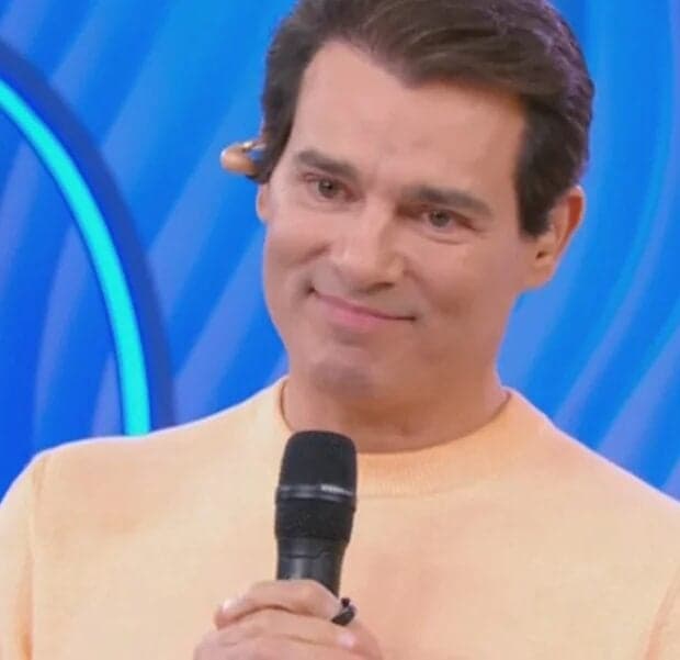 Celso Portiolli tornou pública a última mensagem que recebeu de Silvio Santos (Foto: Reprodução/ SBT)