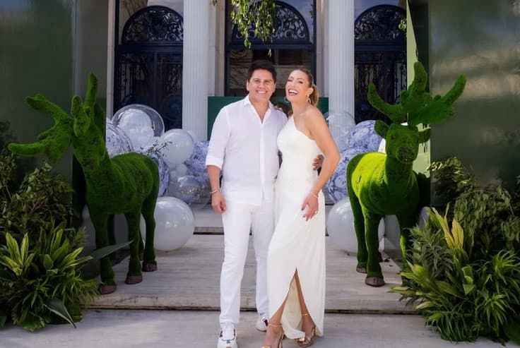 Elaine Mickely e César Filho (Foto: Reprodução / Instagram)
