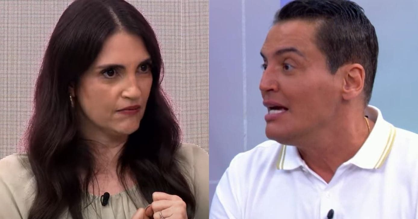 Chris Flores interrompe Leo Dias, se desculpa e dá notícia delicada: "Não são vozes da minha cabeça"