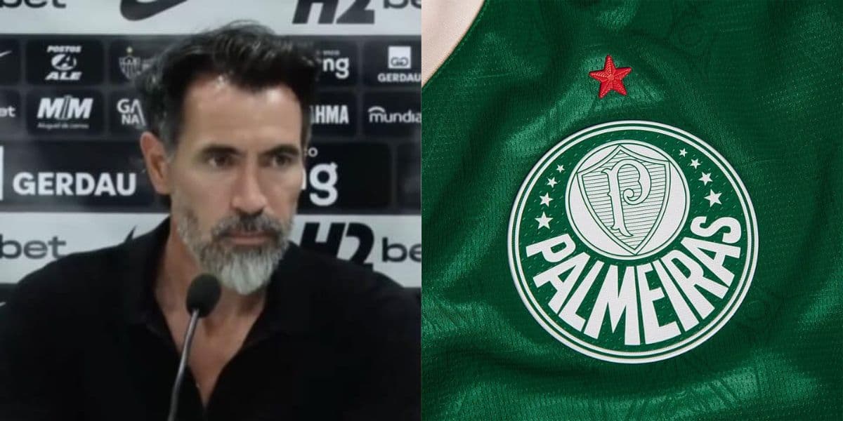 Eduardo Domínguez é atualizado hoje(14) no Atlético-MG sobre contratação de atacante do Palmeiras