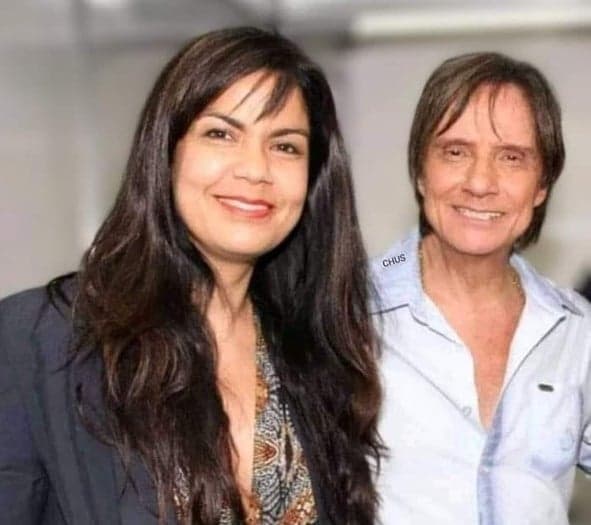 Luciana Braga e Roberto Carlos (Foto: Reprodução / Instagram)