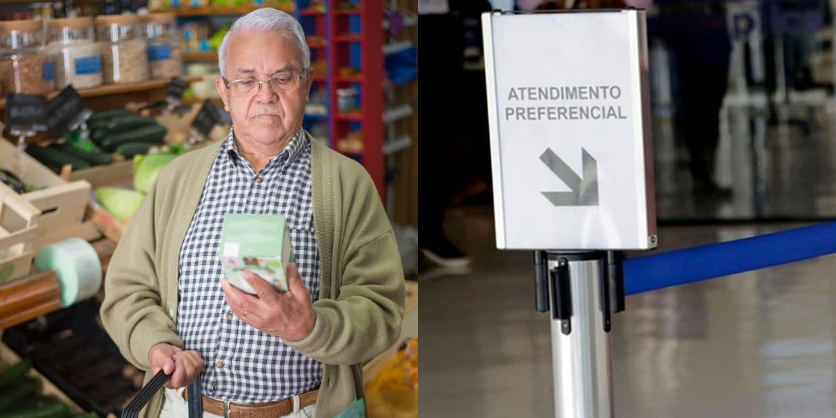 Além da fila preferencial: Idosos 60+ contam com outros 5 benefícios nos supermercados