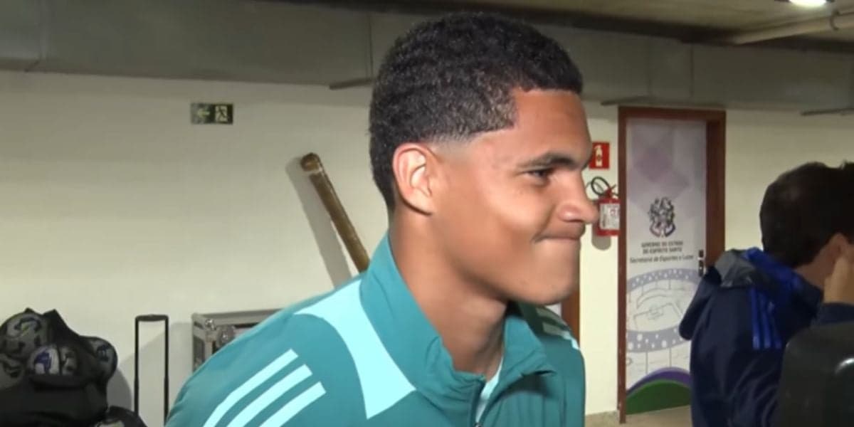 Kauã Prates sofreu uma lesão muscular (Reprodução: Itatiaia)