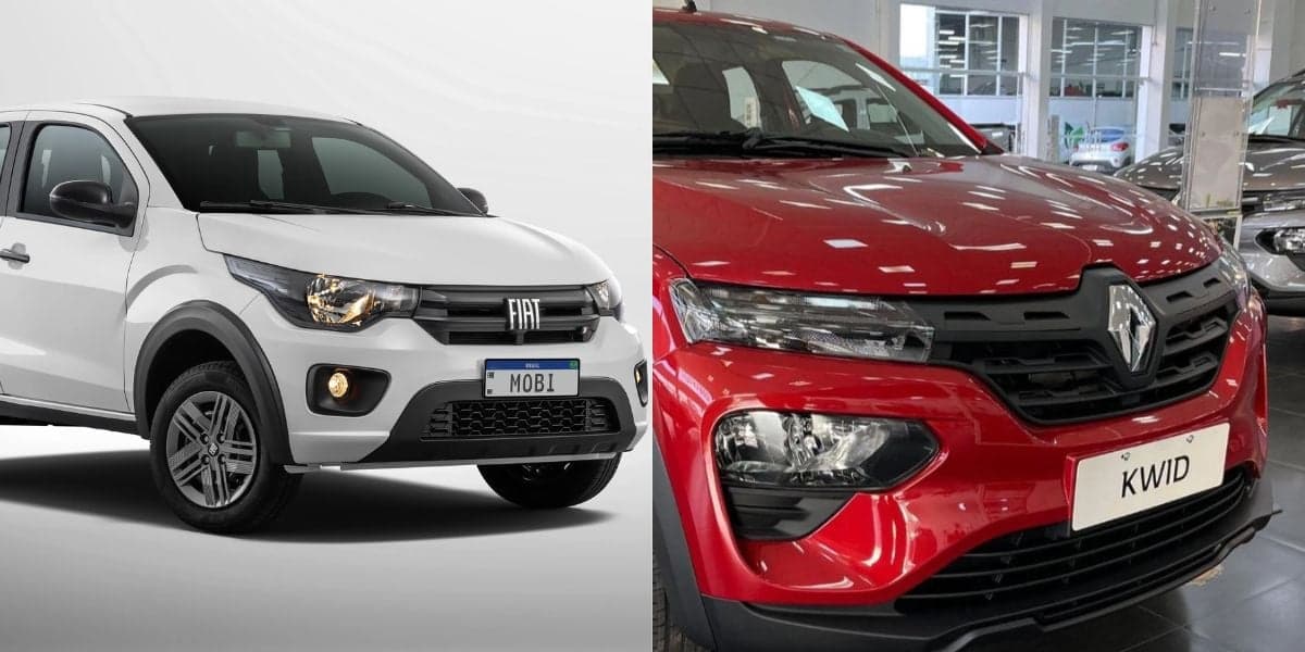 Nem Mobi, nem Kwid: 2 carros populares são desbancados pelo 0km mais barato do Brasil em 2026
