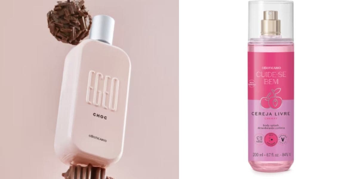 Egeo Choc Desodorante Colônia e Body Splash Desodorante Colônia Cuide-se Bem Cereja Livre (Reprodução: Divulgação)