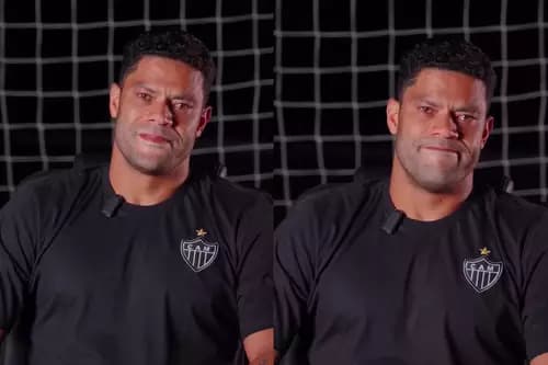 Hulk chora em despedida do Atlético-MG (Foto: Reprodução/ Internet)